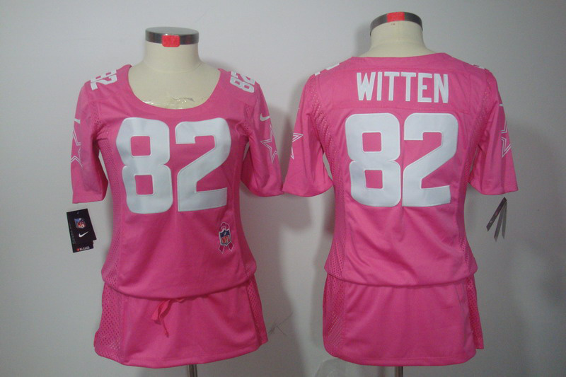 Nike Cowboys 82 Witten Pink Women Elite Skirts