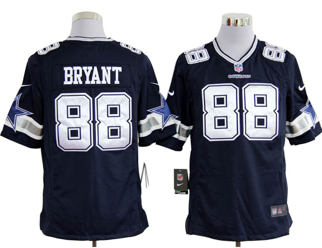 Nike Cowboys 84 Bryant Blue Limited Jerseys