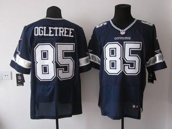 Nike Cowboys 85 Ogletree Blue Elite Jerseys