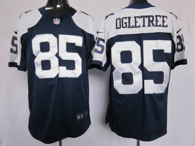 Nike Cowboys 85 Ogletree Blue Thanksgivings Limited Jerseys