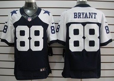 Nike Cowboys 88 Bryant Blue Thanksgiving Elite Jerseys