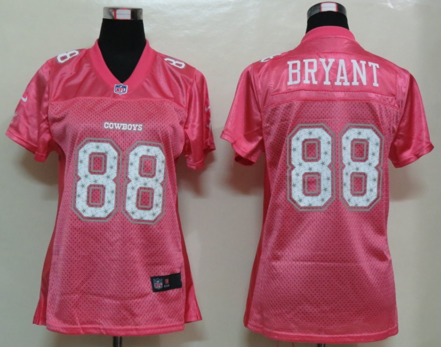 Nike Cowboys 88 Bryant Pink Fem Fan Women Elite Jersey