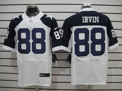 Nike Cowboys 88 Irvin White Thanksgiving Elite Jerseys
