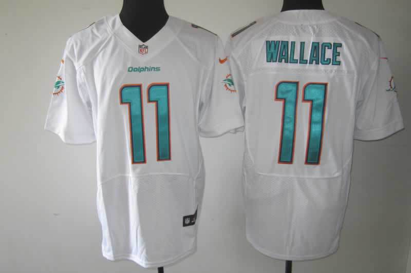 Nike Dolphins 11 Wallace White New Elite Jerseys Nike Dolphins 11 Wallace White New Elite Jerseys