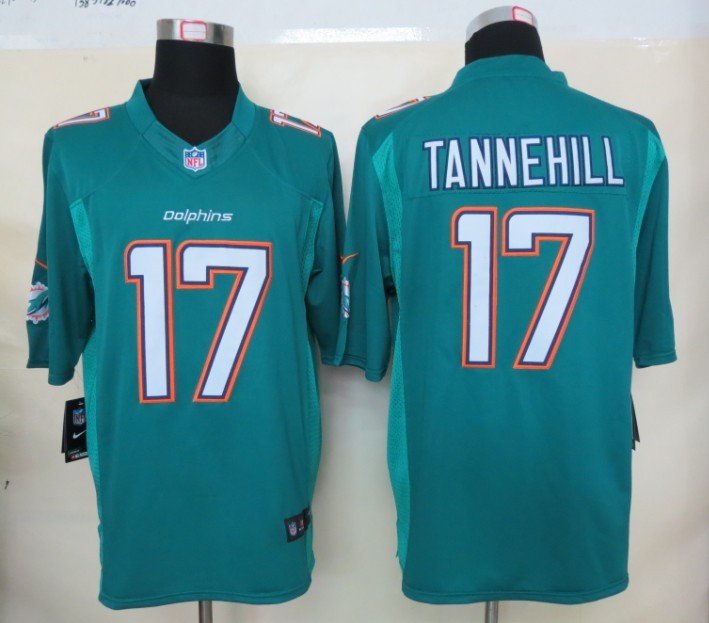 Nike Dolphins 17 Tannehill Green New Limited Jerseys