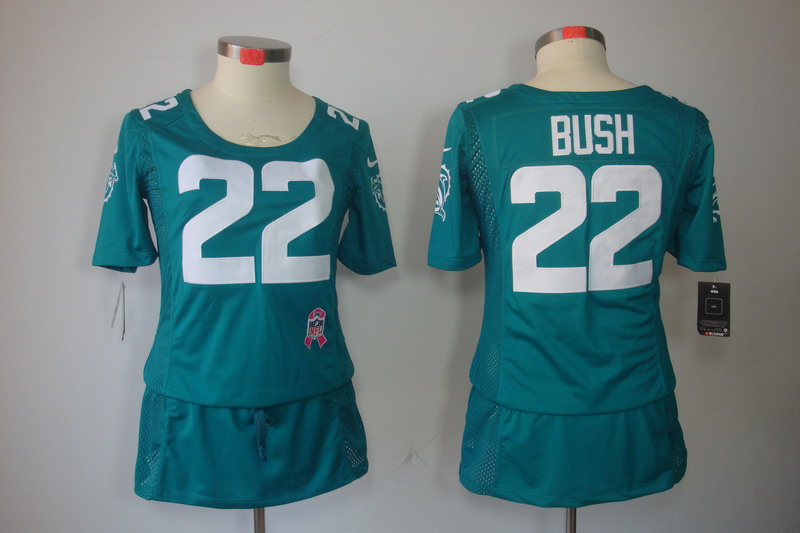 Nike Dolphins 22 Bush Green Women Elite Skirts