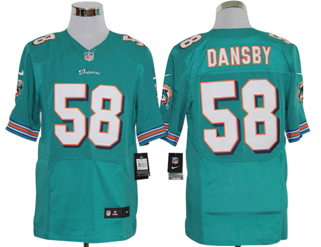 Nike Dolphins 58 Dansby Green Elite Jerseys