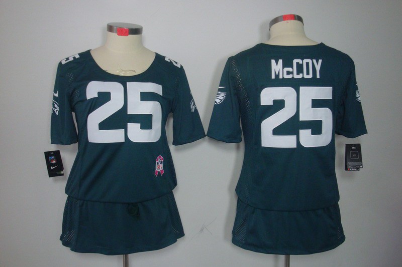 Nike Eagles 25 McCoy Green Women Elite Skirts Nike Eagles 25 McCoy Green Women Elite Skirts