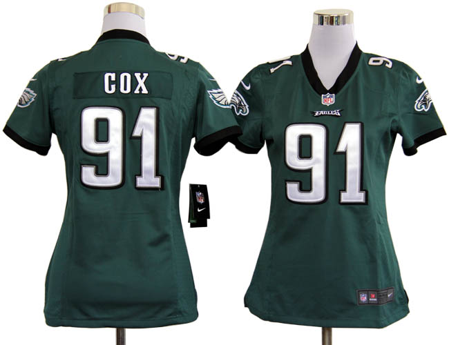 Nike Eagles 91 GOX Green Women Game Jerseys Nike Eagles 91 GOX Green Women Game Jerseys