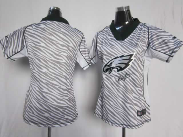 Nike Eagles Blank Women Zebra Jerseys