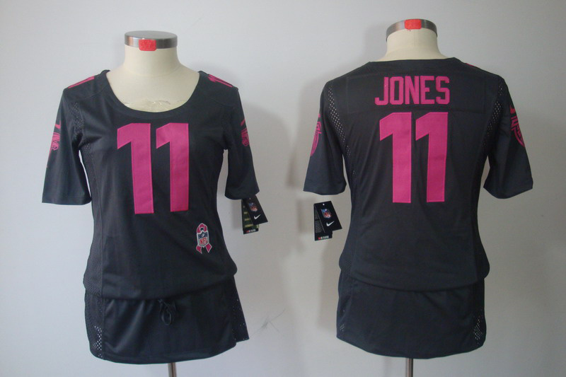 Nike Falcons 11 Jones Grey Women Elite Skirts