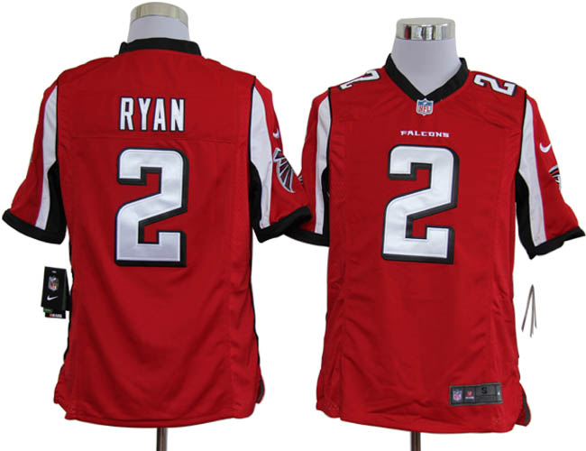 Nike Falcons 2 Ryan red Game Jerseys