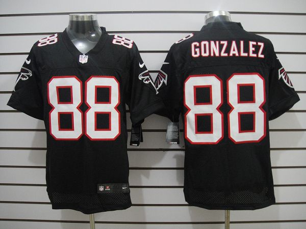 Nike Falcons 88 Gonzalez Black Elite Jerseys