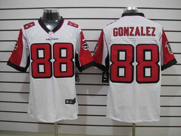 Nike Falcons 88 Gonzalez White Elite Jerseys