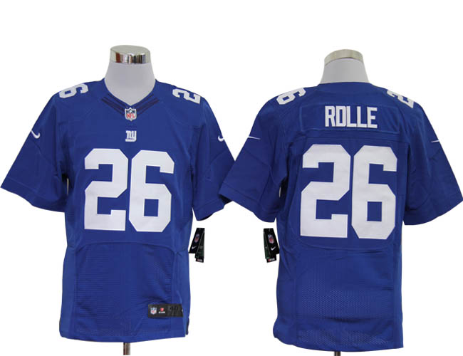 Nike Giants 26 Rolle blue elite jerseys
