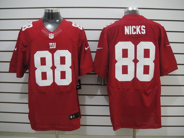 Nike Giants 88 Nicks Red Elite Jerseys