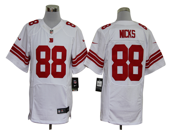 Nike Giants 88 Nicks white elite jerseys