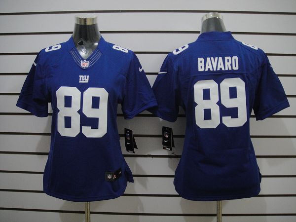 Nike Giants 89 Bavado Blue Women Limited Jerseys