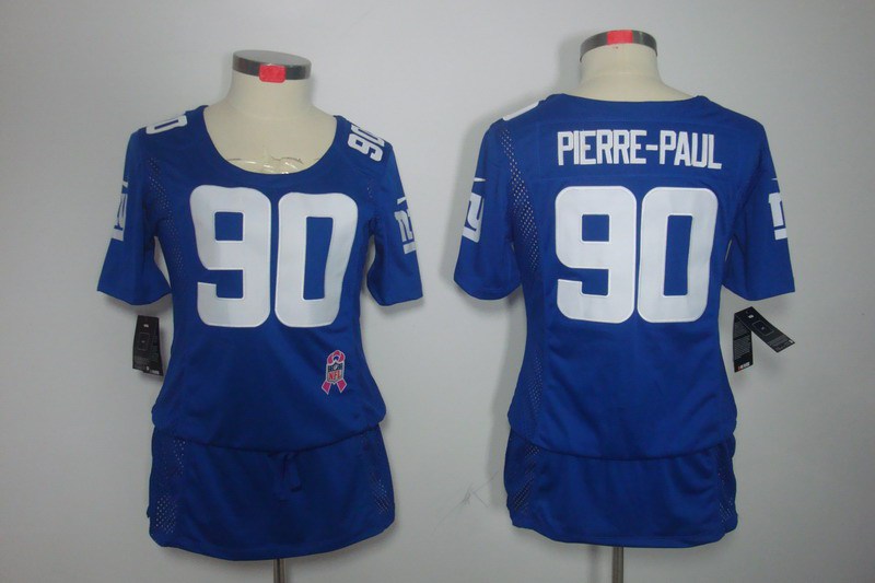 Nike Giants 90 Pierre-Paul Blue Women Elite Skirts