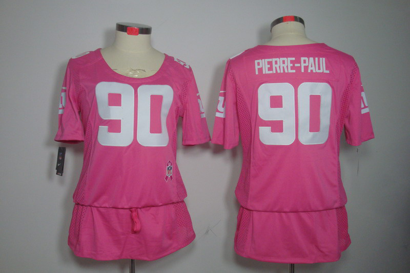 Nike Giants 90 Pierre-Paul Pink Women Elite Skirts - Click Image to Close
