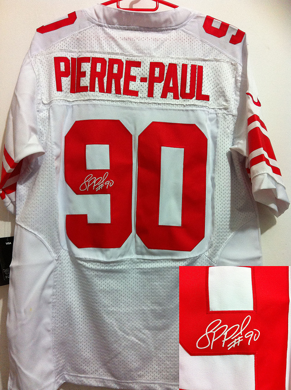 Nike Giants 90 Pierre-Paul White Signature Edition Jerseys