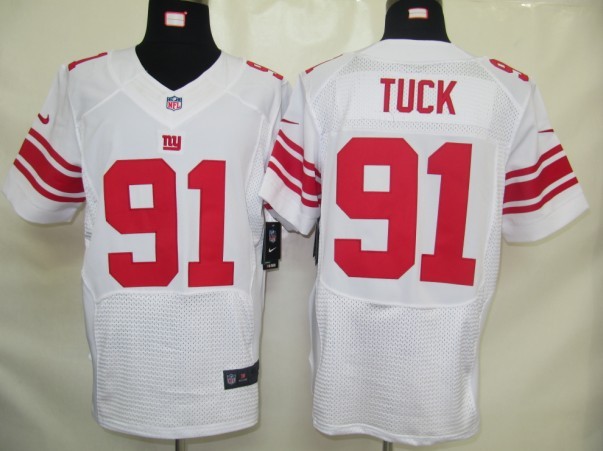 Nike Giants 91 Tuck white elite jerseys