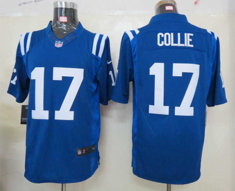 Nike Indianapolis Colts 17 Collie Blue Limited Jersey
