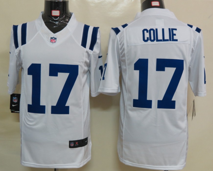 Nike Indianapolis Colts 17 Collie White Limited Jersey