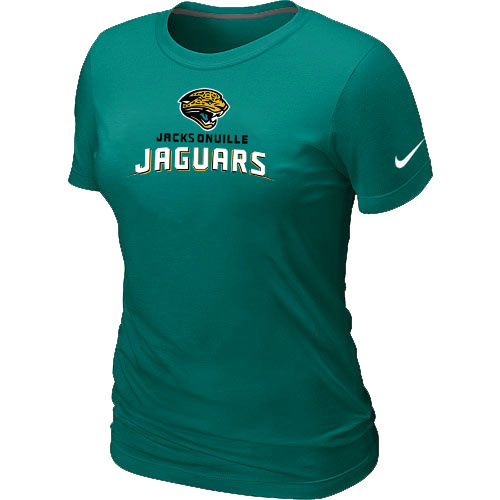 Nike Jacksonville Jaguars Authentic Logo Women's T-Shirt Green