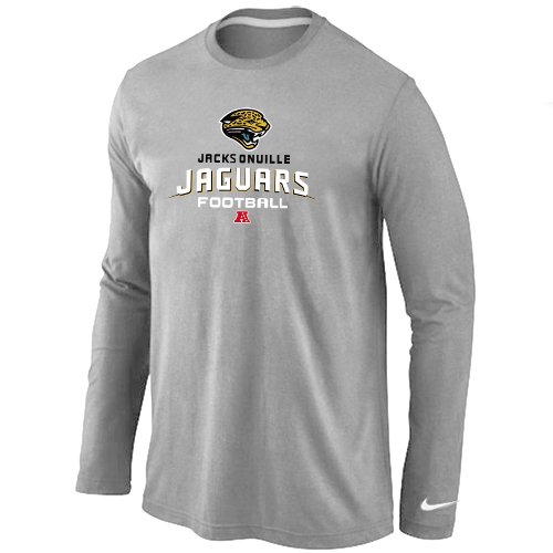 Nike Jacksonville Jaguars Critical Victory Long Sleeve T-Shirt Grey