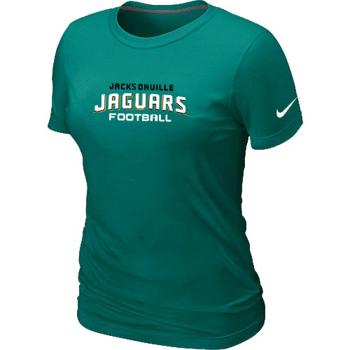 Nike Jacksonville Jaguars Sideline Legend Authentic Font Women's T-Shirt Green