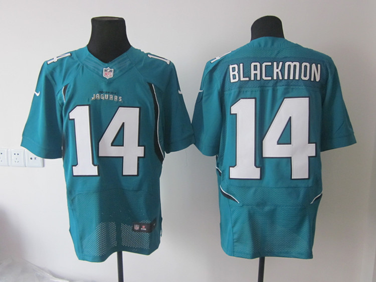 Nike Jaguars 14 Blackmon Green Elite Jerseys