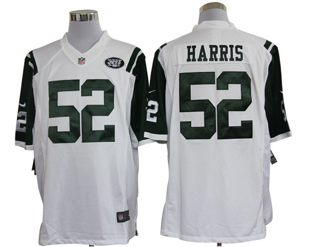 Nike Jets 52 Harris White Limited Jerseys