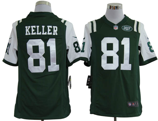 Nike Jets 81 Keller Green Game Jerseys