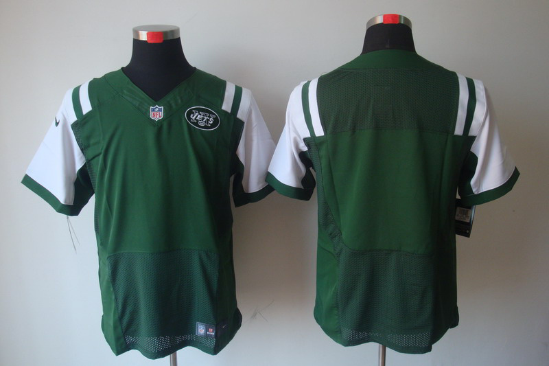 Nike Jets Blank Green Elite Jerseys