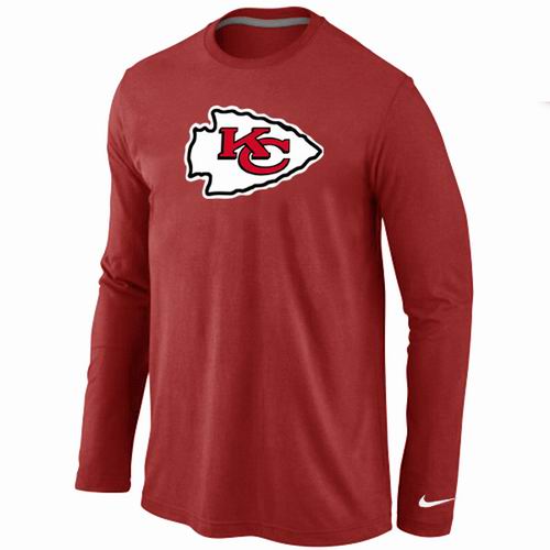 Nike Kansas City Chiefs Logo Long Sleeve T-Shirt RED