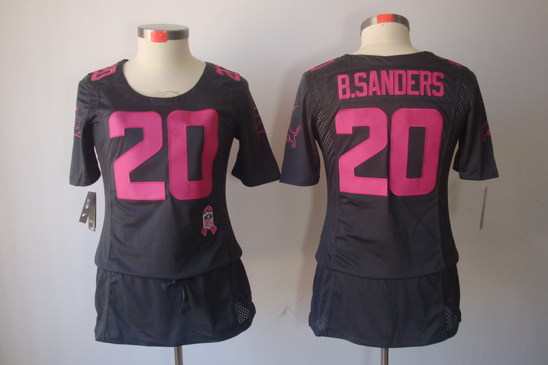 Nike Lions 20 B.Sanders Grey Women Elite Skirts