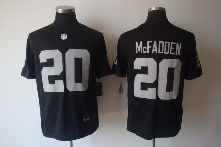 Nike Oakland Raiders 20 McFadden Black Game Jerseys