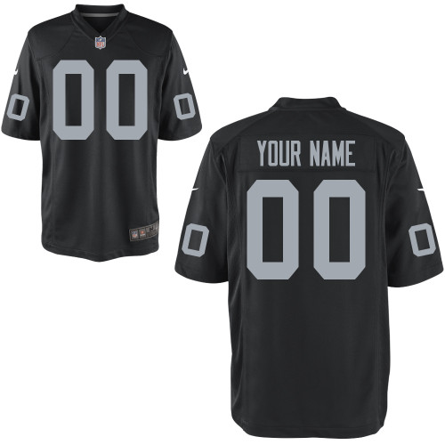Nike Oakland Raiders Youth Customized Game Team Color Jersey
