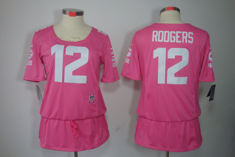 Nike Packers 12 Rodgers Pink Women Elite Skirts