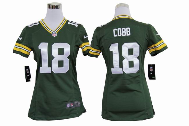 Nike Packers 18 Cobb Grren Game Women Jerseys