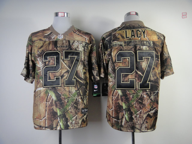 Nike Packers 27 Lacy Camo Elite Jerseys