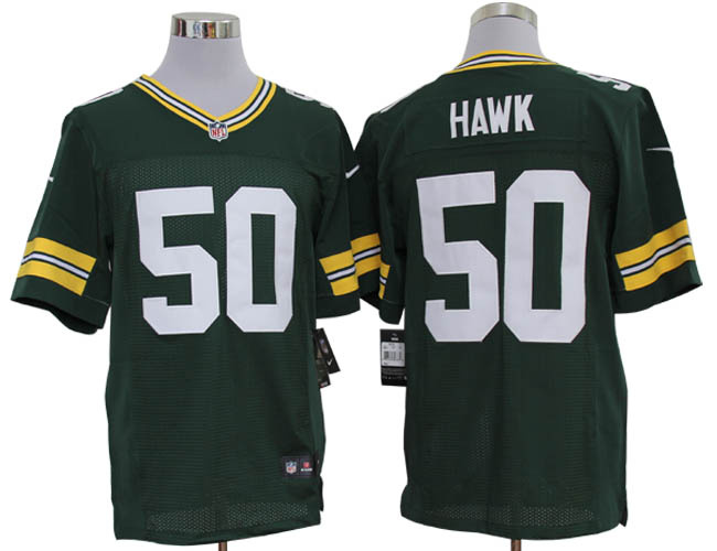 Nike Packers 50 Hawk Green Elite Jerseys