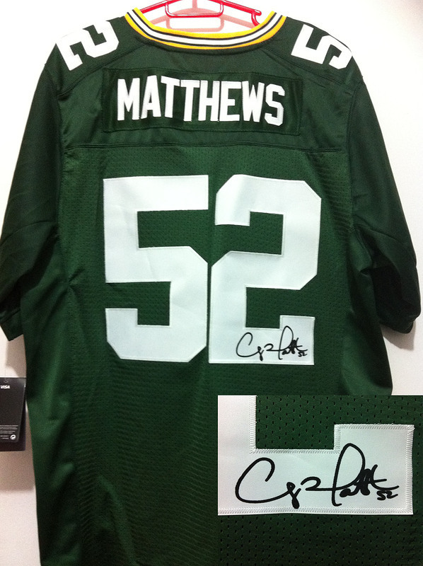 Nike Packers 52 Matthews Green Signature Edition Jerseys
