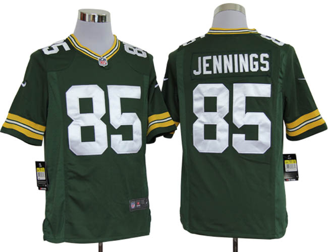 Nike Packers 85 Jennings green Game Jerseys