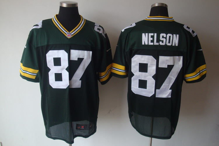 Nike Packers 87 Nelson green Elite jerseys