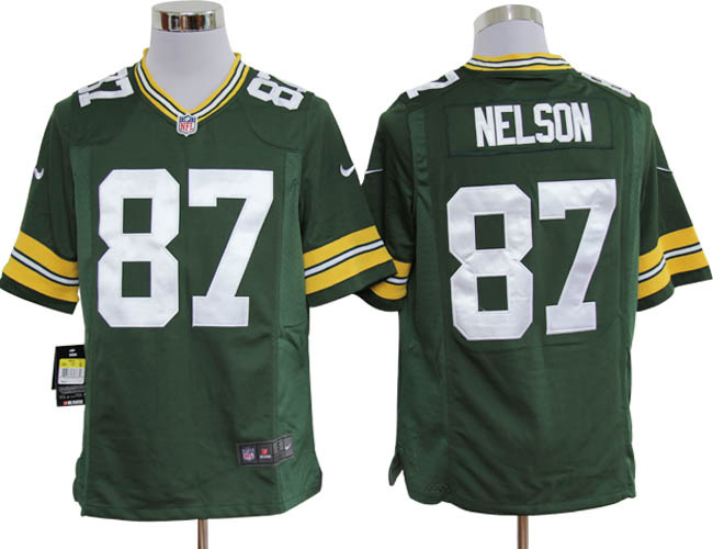 Nike Packers 87 Nelson green Game Jerseys - Click Image to Close