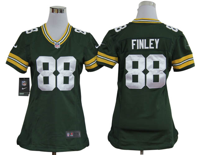 Nike Packers 88 Finley Grren Game Women Jerseys