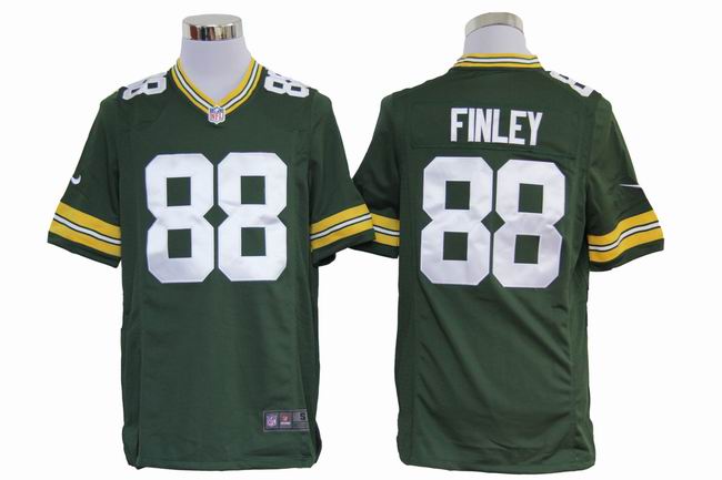 Nike Packers 88 Finley green Game Jerseys