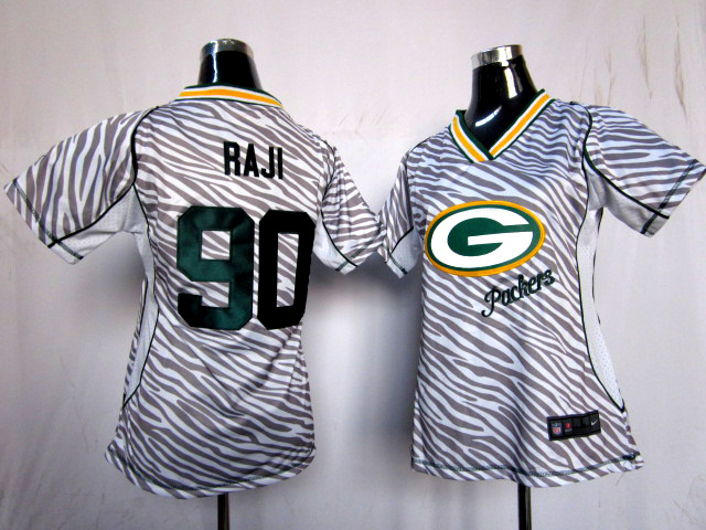 Nike Packers 90 RaJi Women Zebra Jerseys